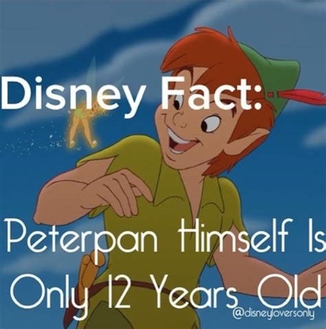 Never aging curse on peter pan